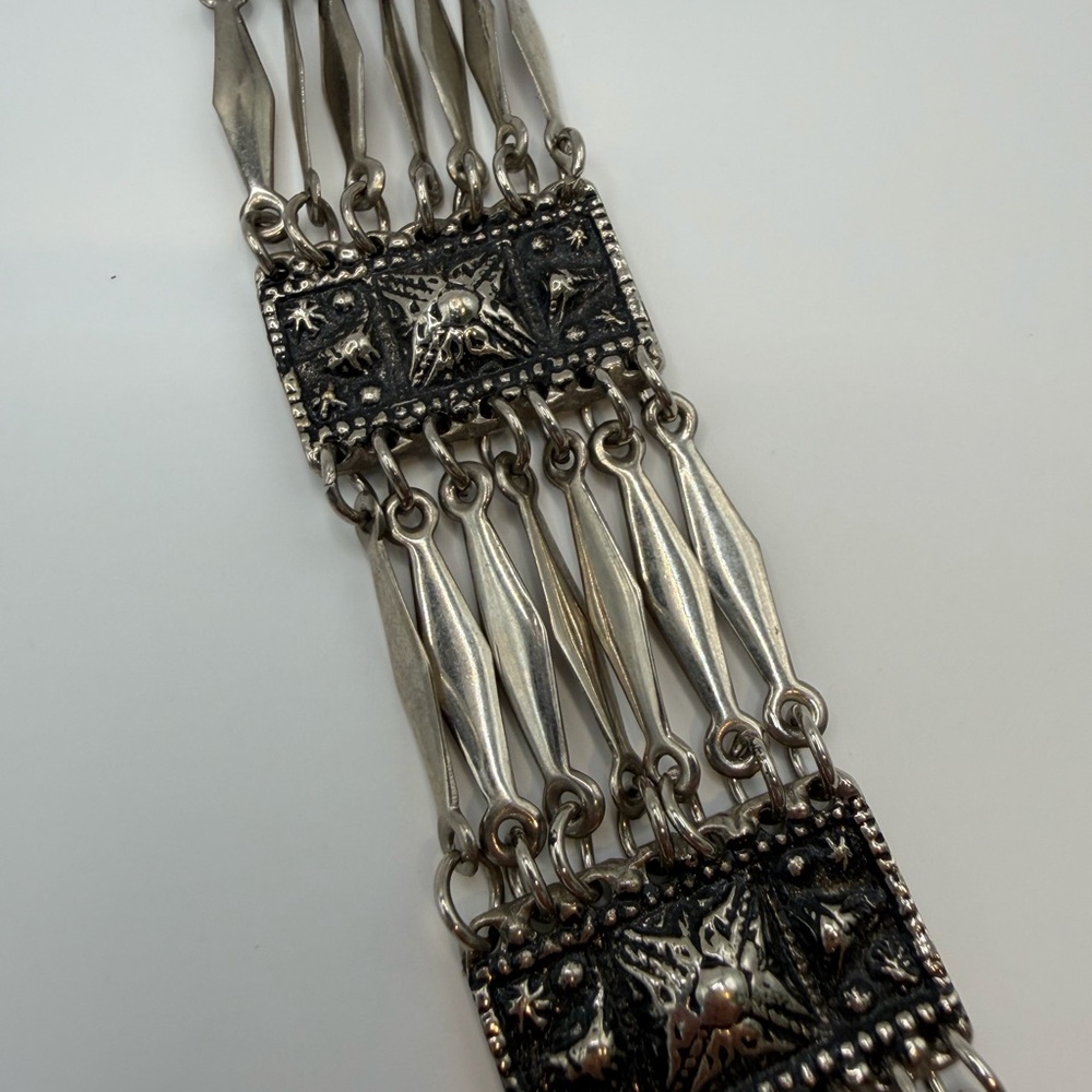 Vintage Taxco Sterling Silver Mexican Bracelet
